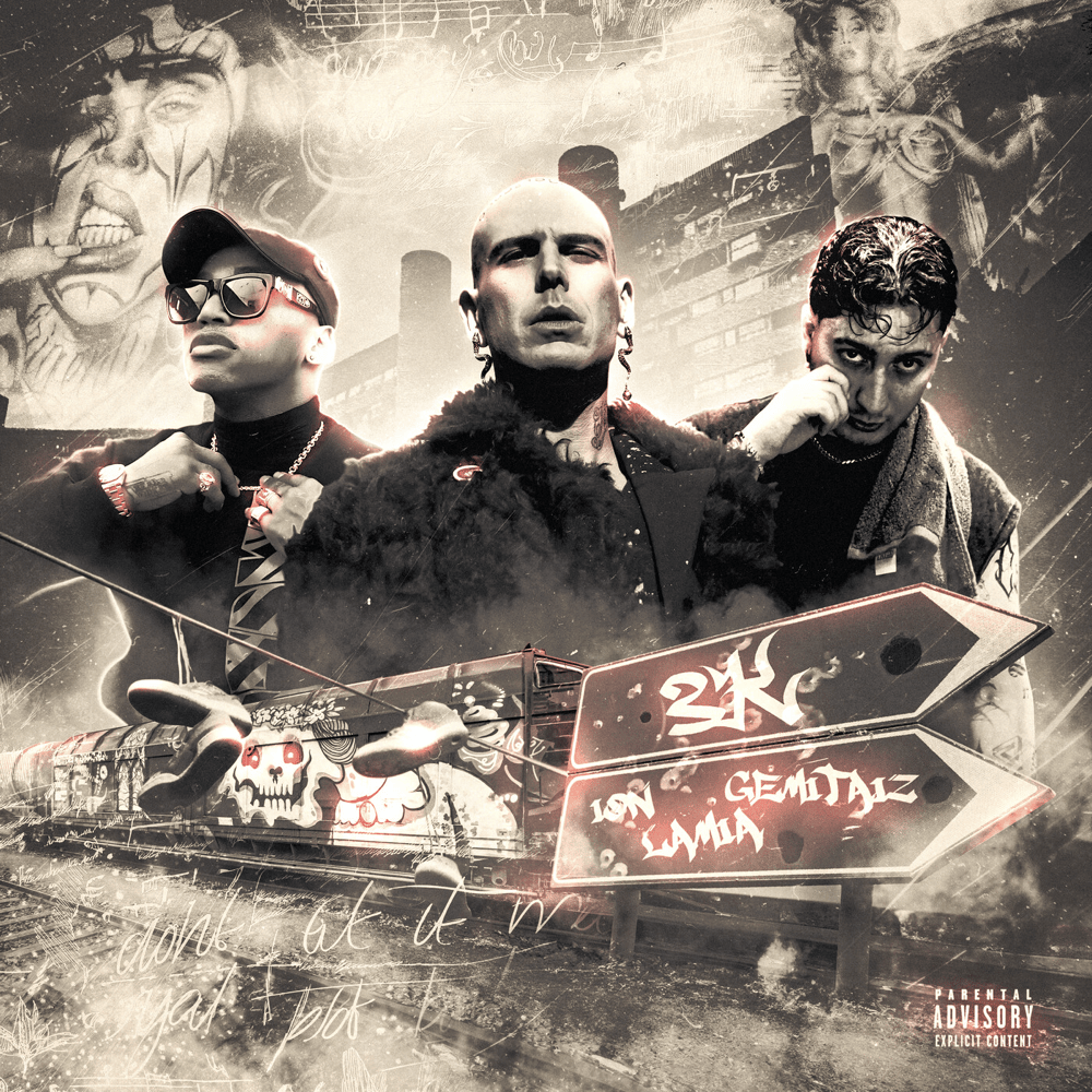 Cover della canzone '3k' di Ion, Lamia ft. Gemitaiz