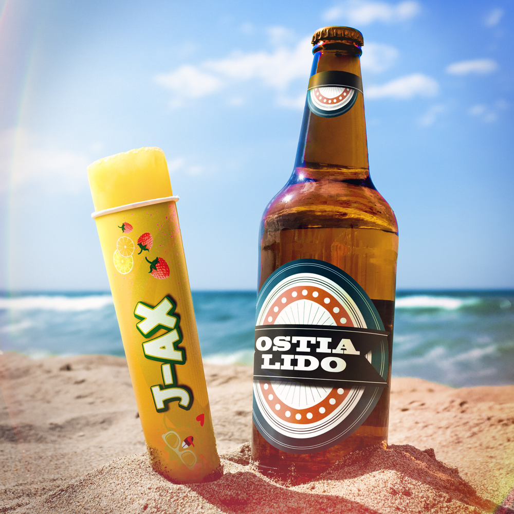 Cover della canzone 'Ostia Lido' di J-Ax