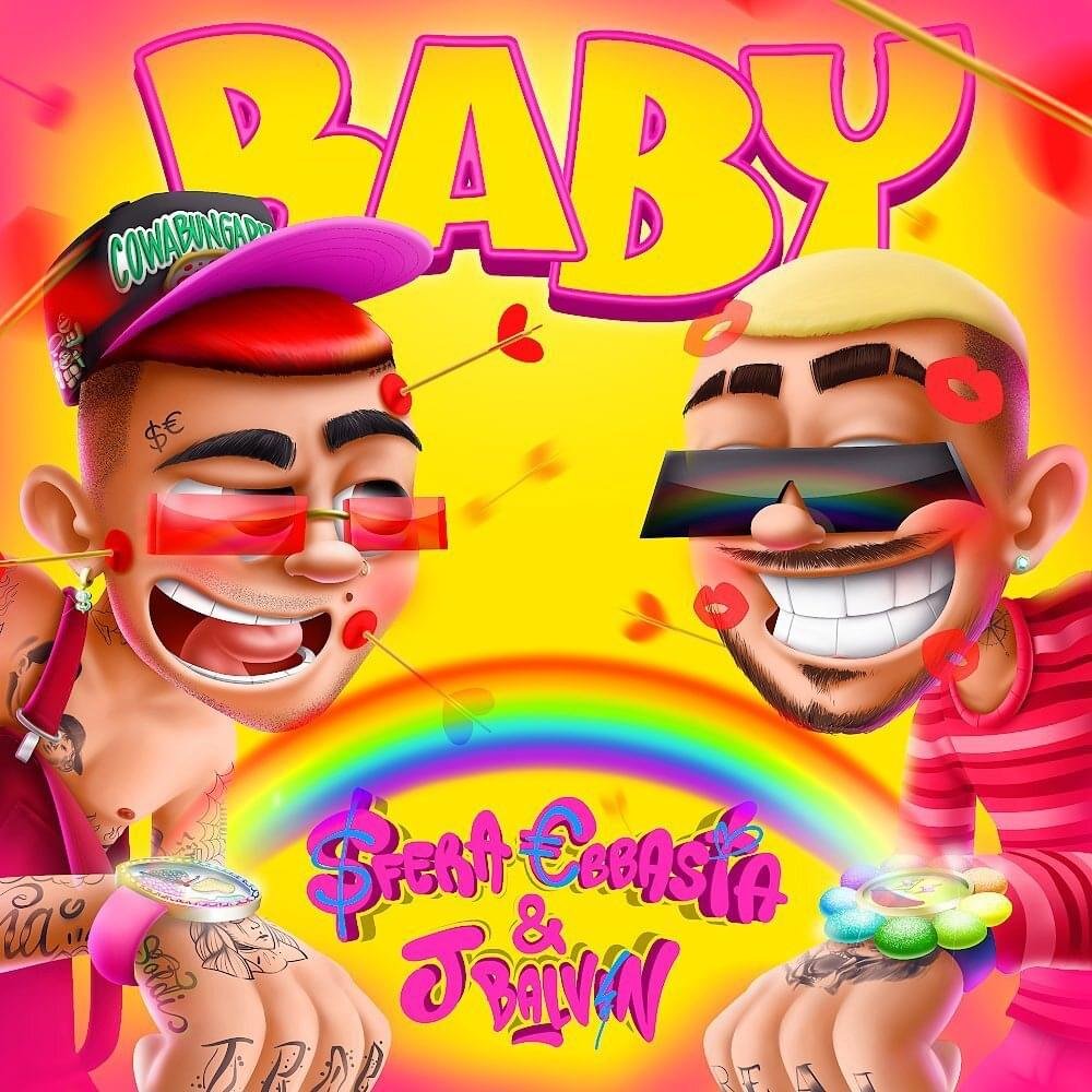 Cover della canzone 'Baby' di J Balvin, Sfera Ebbasta
