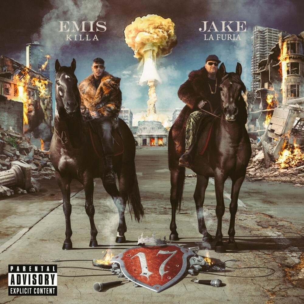 Cover dell'album '17' di Jake La Furia, Emis Killa