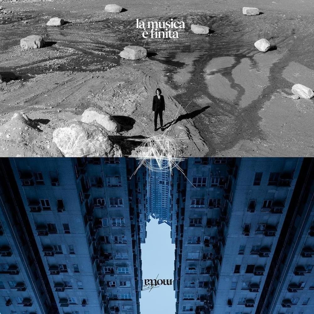 Cover dell'album 'La musica è finita'
