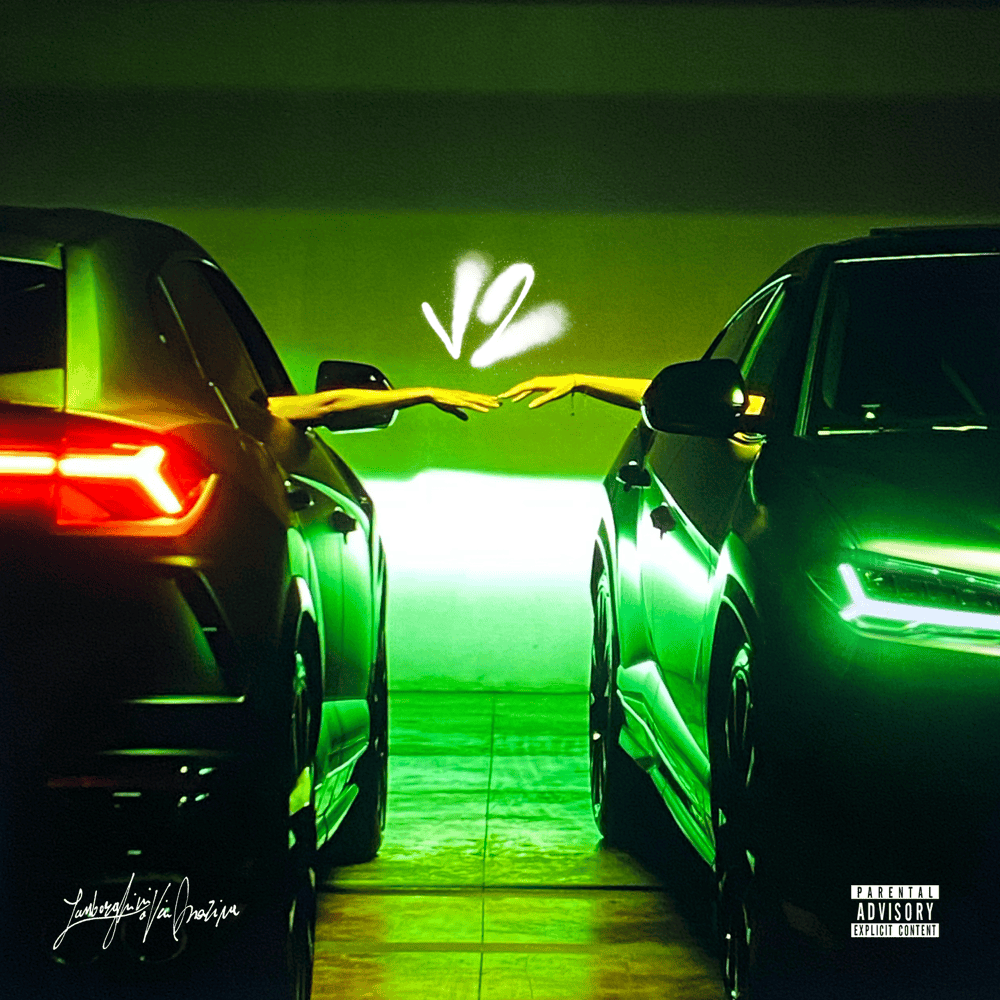 Cover dell'album 'Lamborghini a Via Marina V2' in cui è contenuta 'Palm Angels'