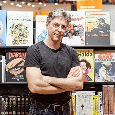 Foto di Leo Ortolani, artista con ruolo nel rap italiano