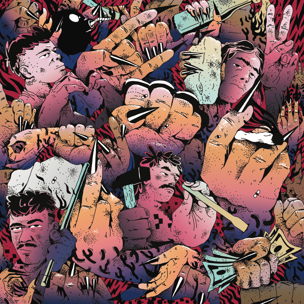 Cover della canzone 'Mani sporche' di Lovegang126 ft. Gianni Bismark, Lil Kvneki