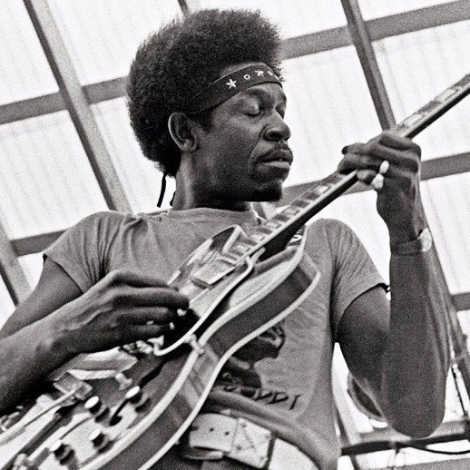 Foto di Luther Allison, artista con ruolo nel rap italiano