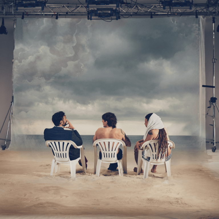 Cover della canzone 'Sto bene al mare' di Marco Mengoni ft. Rkomi, Sayf