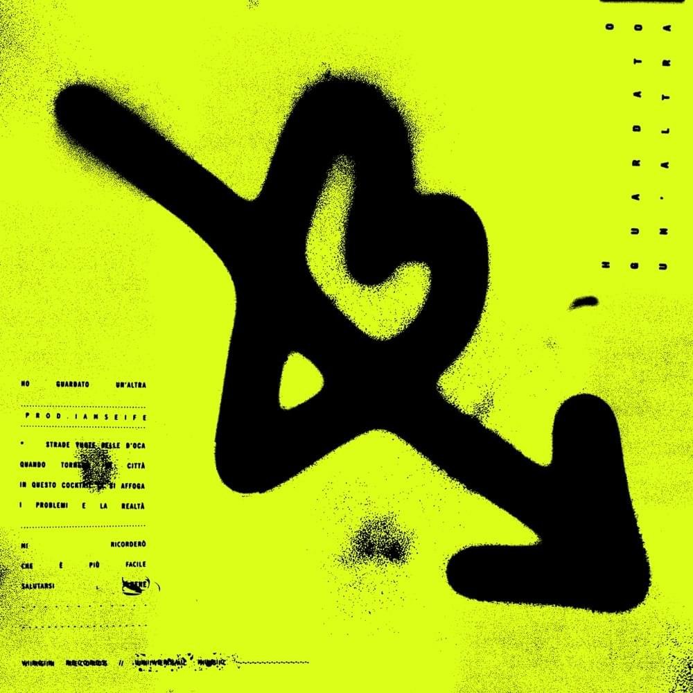 Cover della canzone 'Ho Guardato Un’Altra' di Mecna