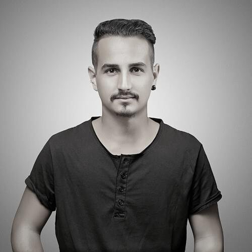Foto di Michael Tenisci, artista con ruolo nel rap italiano