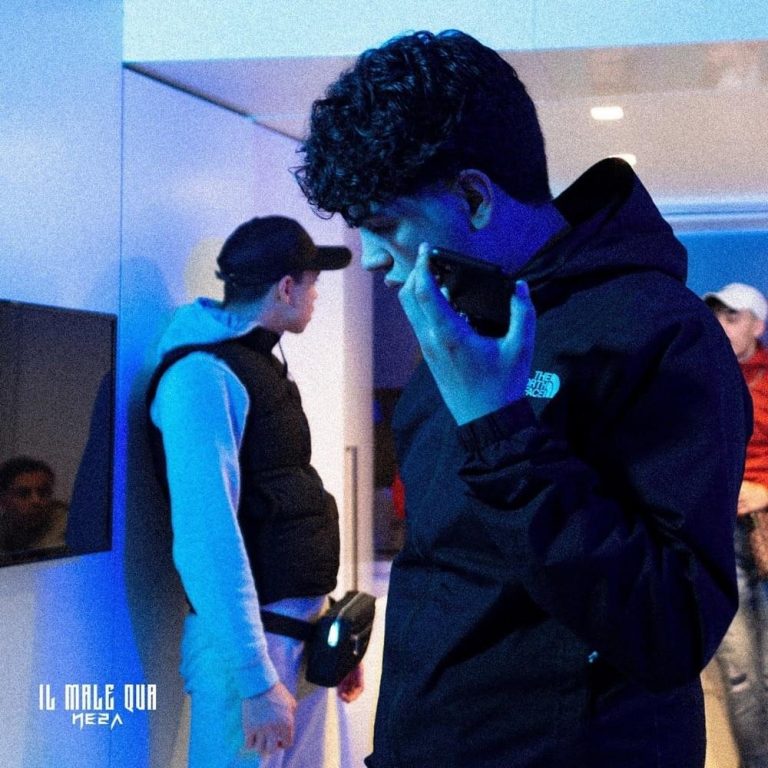 Cover della canzone 'Il male qua' di Néza