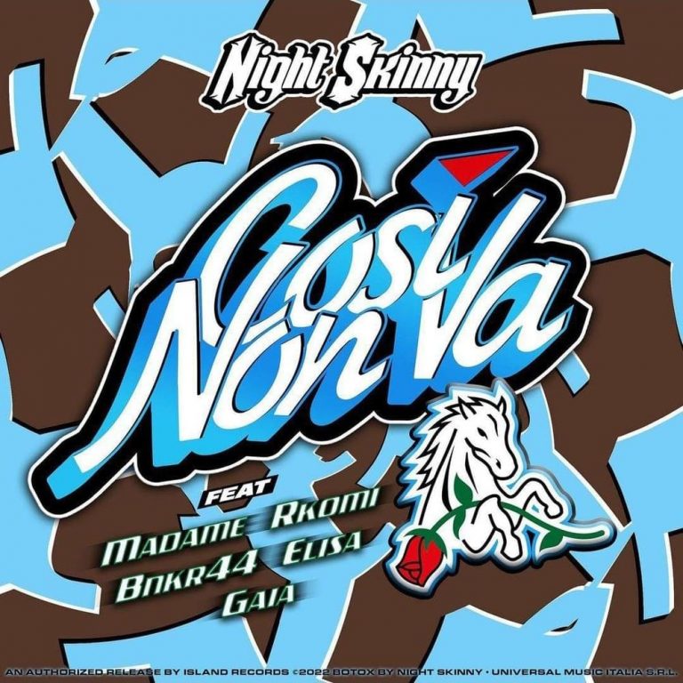 Cover della canzone 'Così Non Va' di Night Skinny ft. Elisa, Gaia, Madame, Rkomi, bnkr44