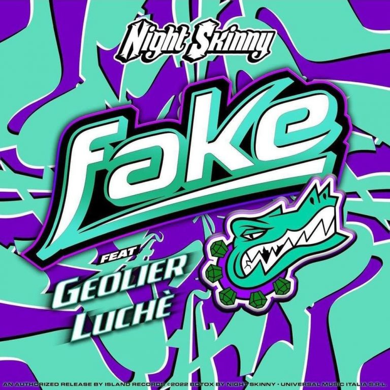 Cover della canzone 'Fake' di Night Skinny ft. Geolier, Luchè