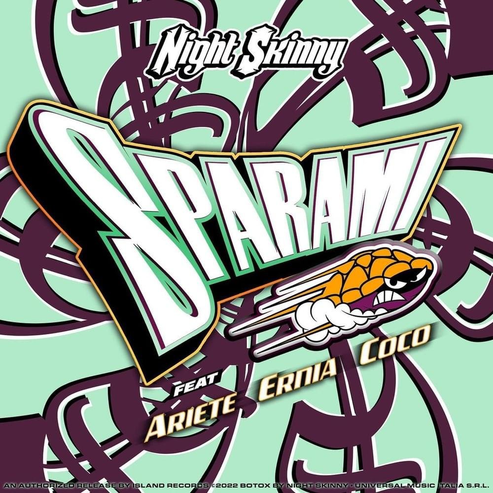 Cover della canzone 'Sparami' di Night Skinny ft. ARIETE, CoCo, Ernia