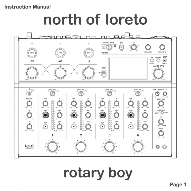 Cover della canzone 'Rotary Boy' di North of Loreto