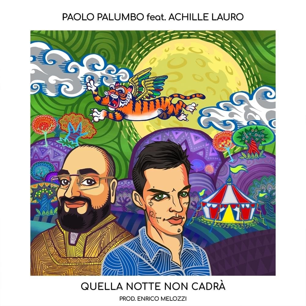 Cover della canzone 'Quella notte non cadrà' di Paolo Palumbo ft. Achille Lauro