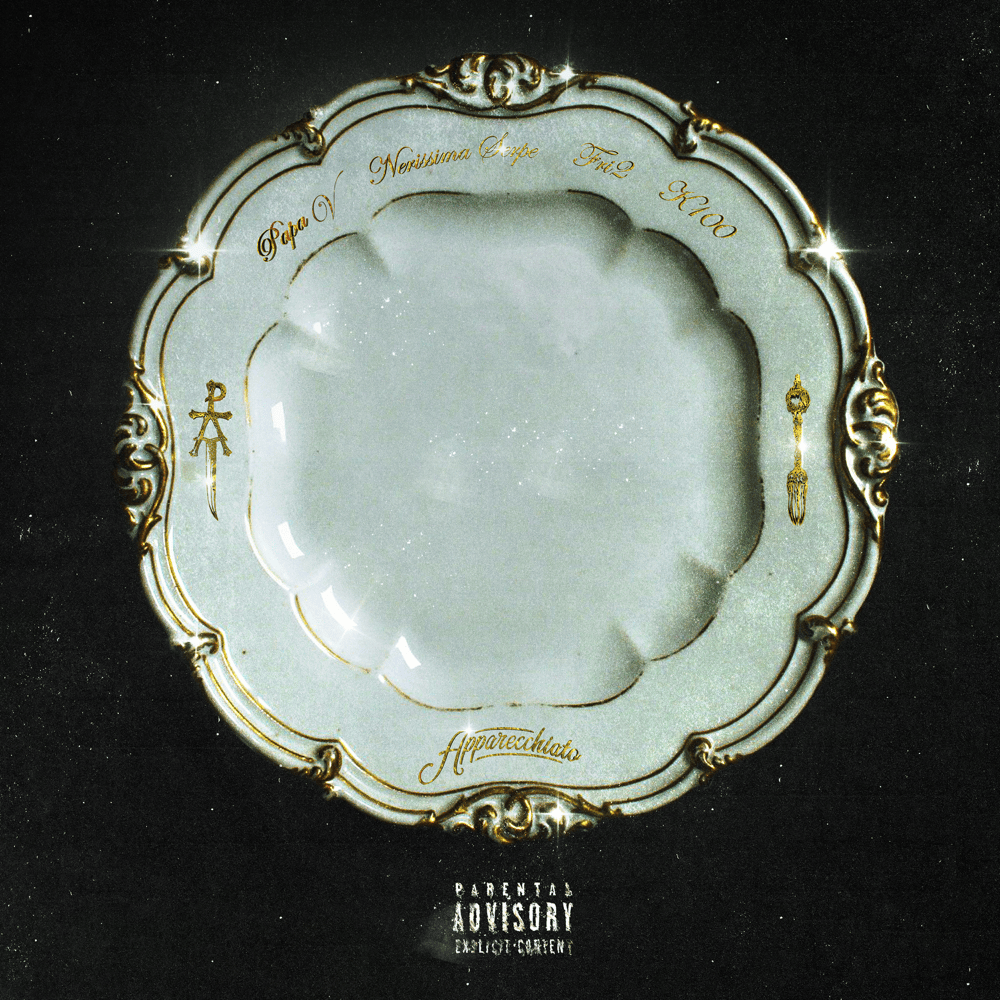 Cover della canzone 'Apparecchiato' di Papa V ft. Nerissima Serpe