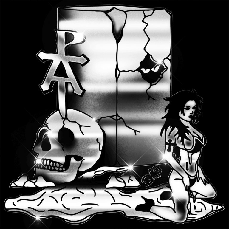 Cover della canzone 'Mattone' di Papa V ft. Kuremino, Nerissima Serpe