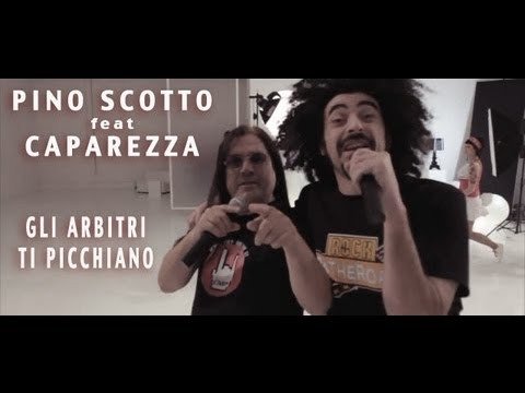 Cover della canzone 'Gli Arbitri Ti Picchiano' di Pino Scotto ft. Caparezza