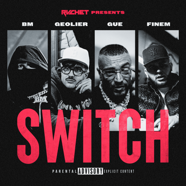 Cover della canzone 'SWITCH' di Rvchet ft. BM (UK), Finem, Geolier, Guè
