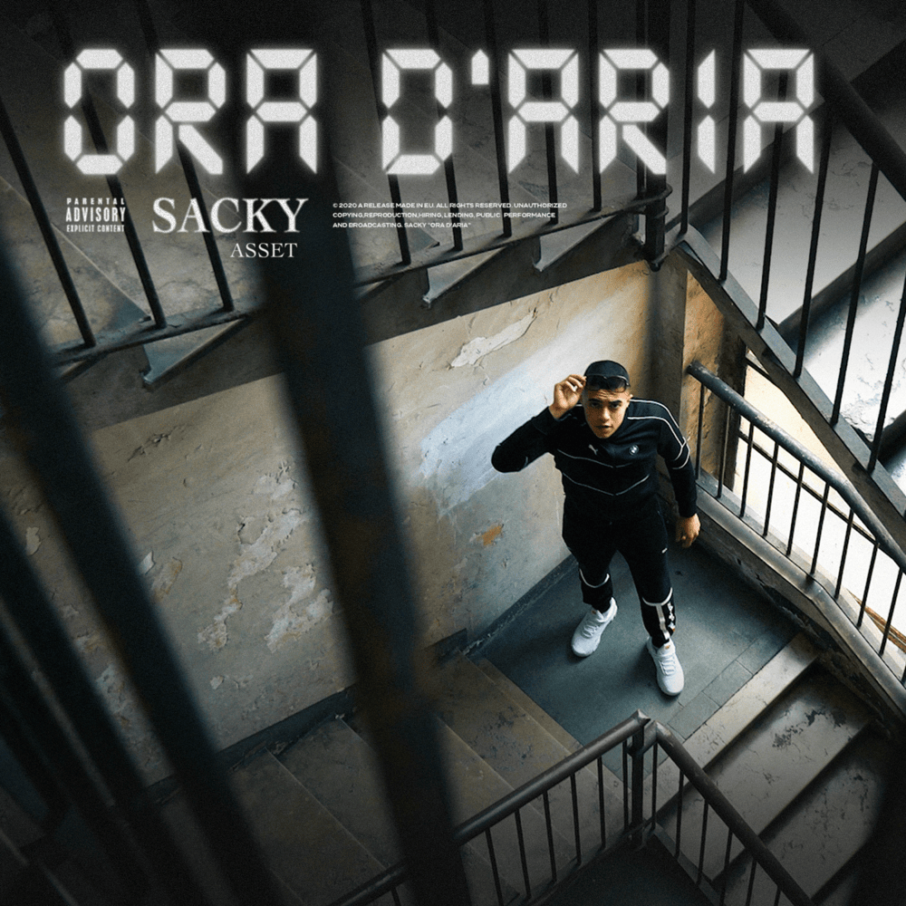 Cover della canzone 'Ora d’Aria' di Sacky
