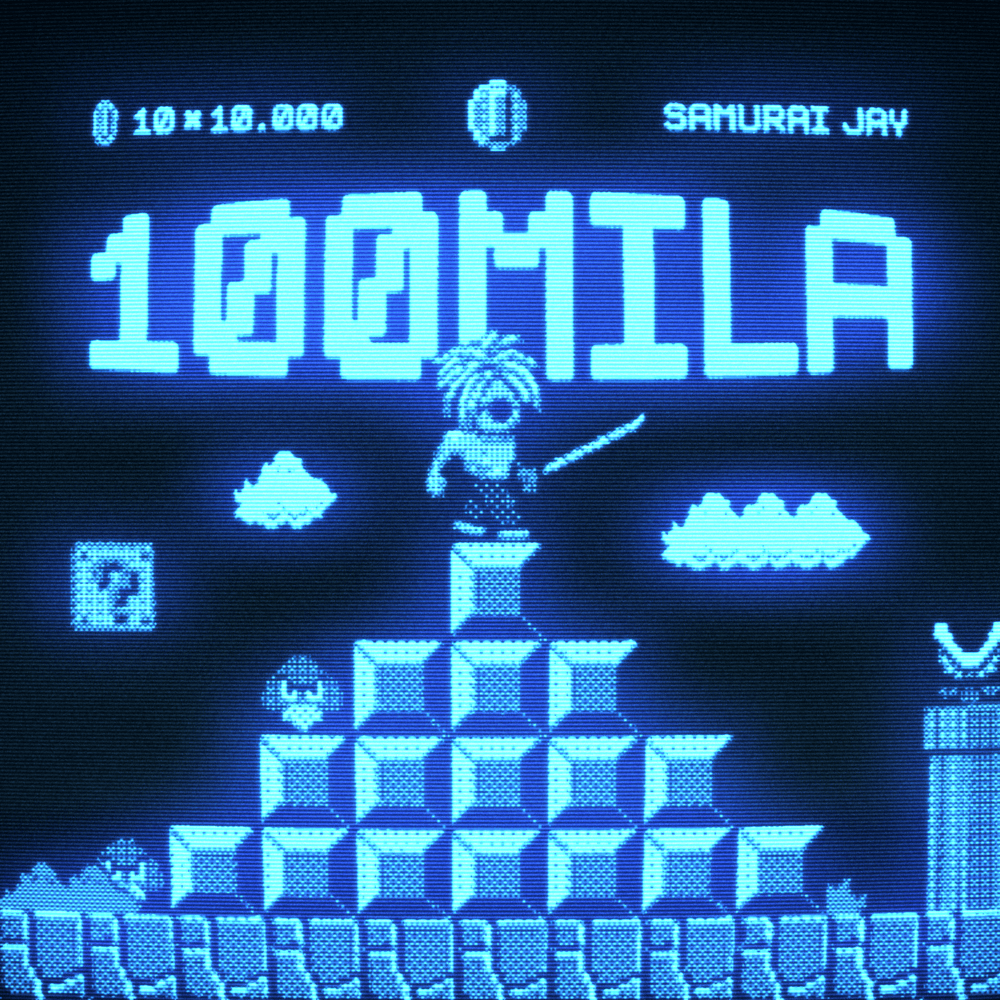 Cover della canzone '100MILA' di Samurai Jay