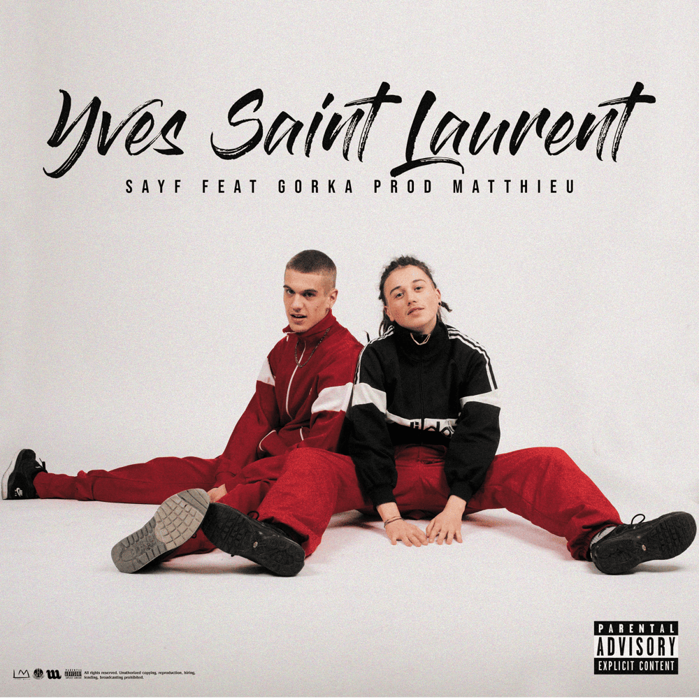 Cover della canzone 'Yves Saint Laurent' di Sayf ft. Gorka