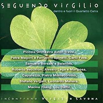Cover dell'album 'Seguendo Virgilio - dentro e fuori il quartetto Cetra'
