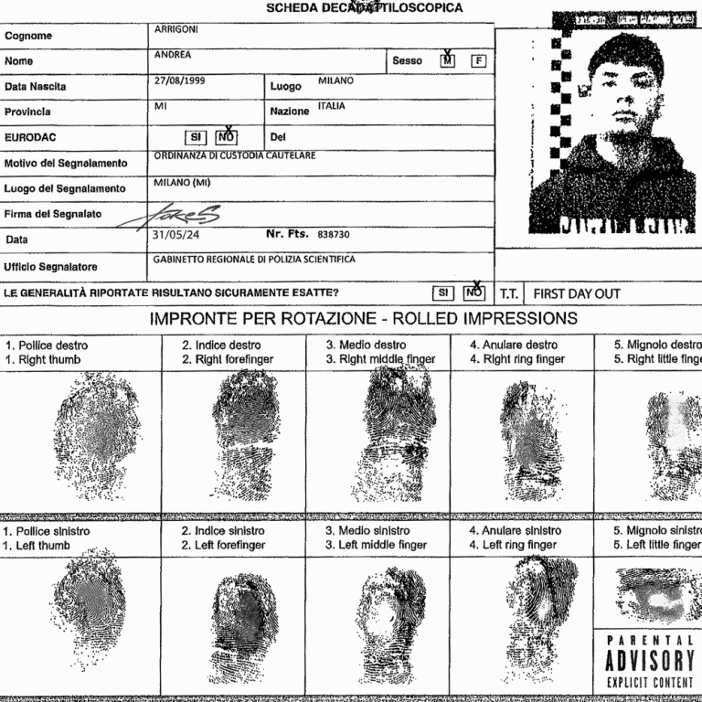 Cover della canzone 'First Day Out' di Shiva