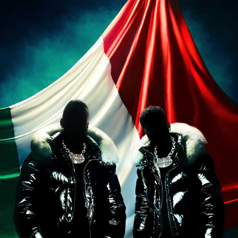 Cover dell'album 'SANTANA MONEY GANG' di Shiva, Sfera Ebbasta