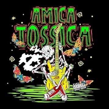 Cover della canzone 'Amica Tossica' di Tommi e Gli Onesti Cittadini