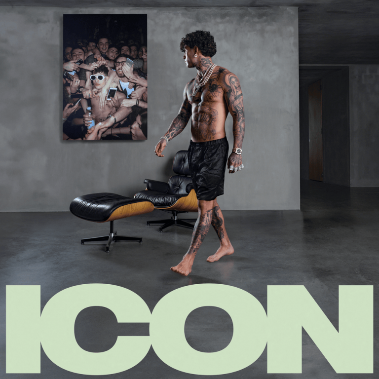 Cover dell'album 'ICON' di Tony Effe