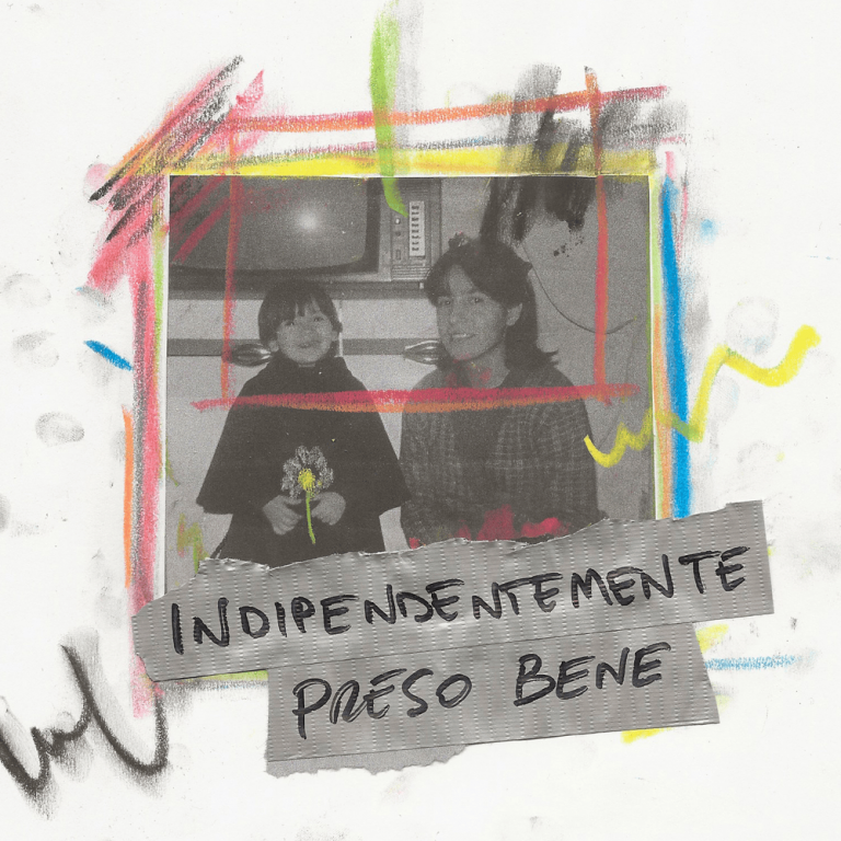 Cover dell'album 'indipendentemente preso bene - EP' di Vacca