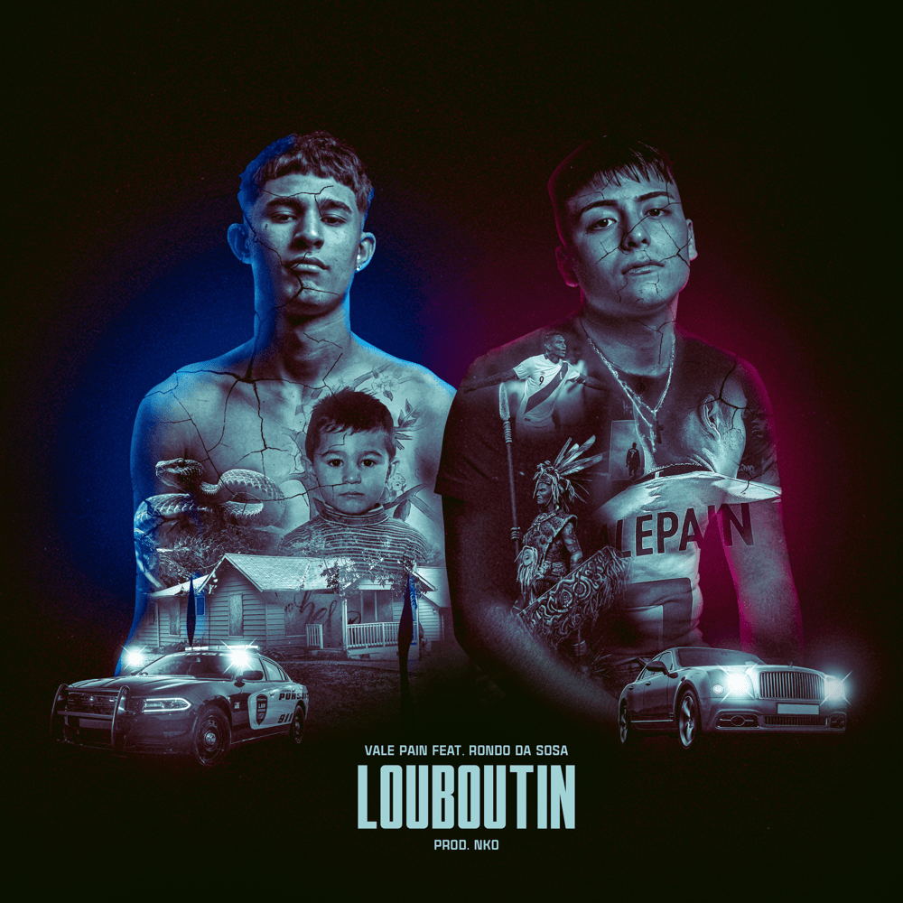 Cover della canzone 'Louboutin' di Vale Pain ft. Rondodasosa