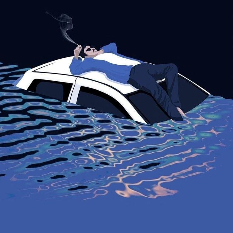 Cover dell'album 'Sulla riva del fiume' di Willie Peyote