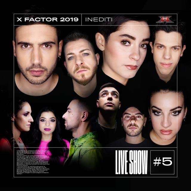 Cover dell'album 'X Factor 2019 - Live Show #5 (Inediti)'