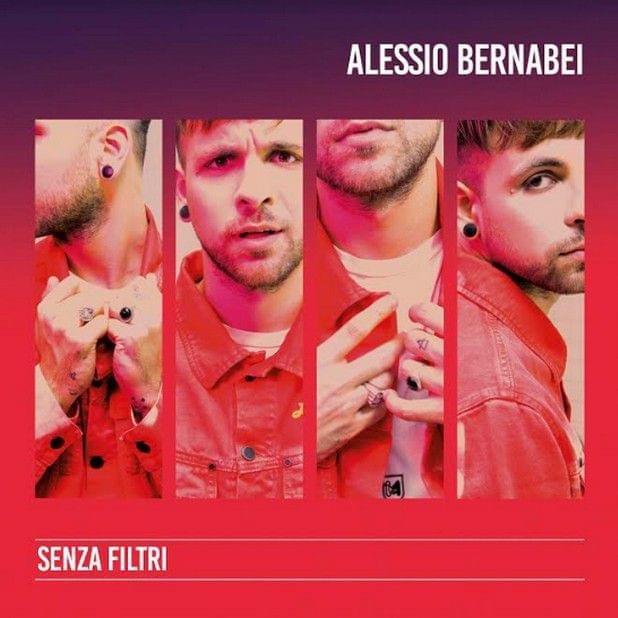 Cover dell'album 'Senza Filtri' di Alessio Bernabei