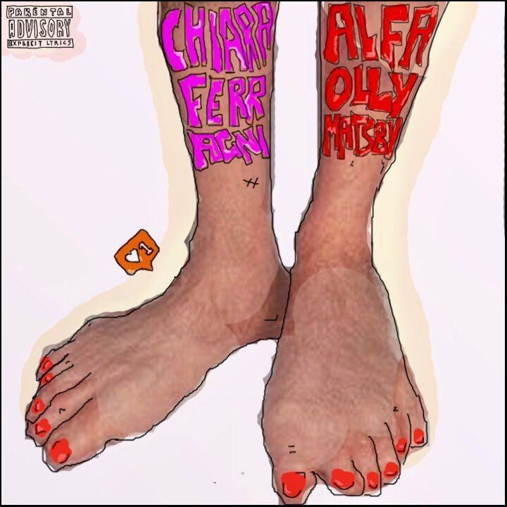 Cover della canzone 'Chiara Ferragni' di Alfa ft. Matsby, Olly