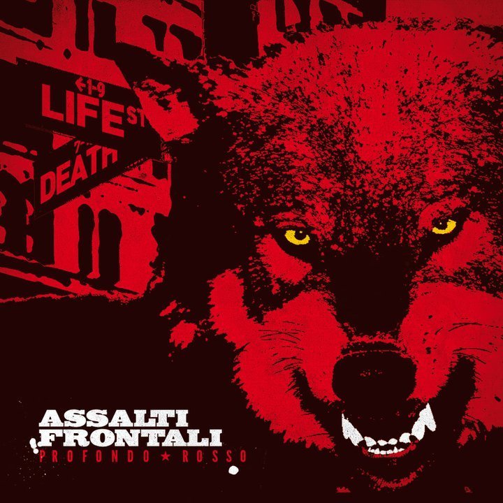 Cover dell'album 'Profondo Rosso' di Assalti Frontali