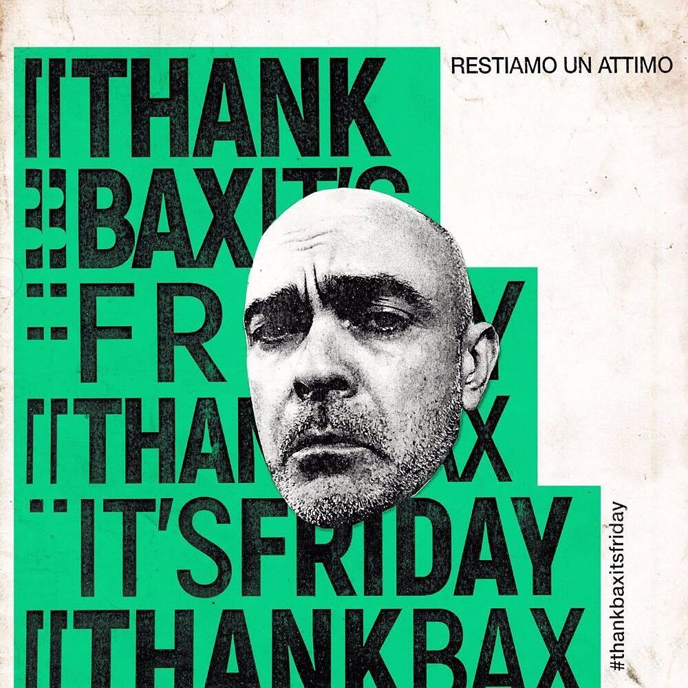 Cover della canzone 'Restiamo un attimo' di Bassi Maestro