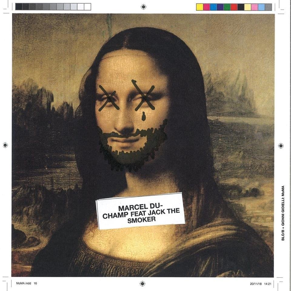 Cover della canzone 'Marcel Duchamp' di Blo/B, Gionni Gioielli ft. Jack The Smoker