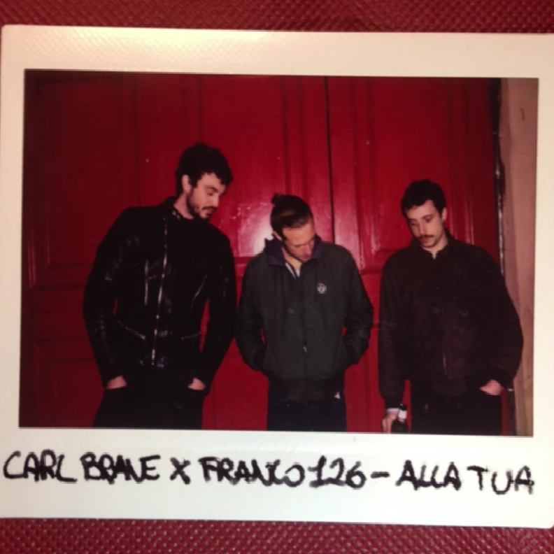 Cover della canzone 'Alla tua' di Carl Brave x Franco126