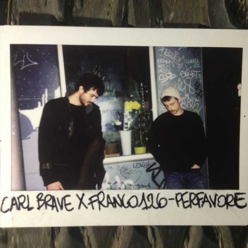 Cover della canzone 'Per favore' di Carl Brave x Franco126