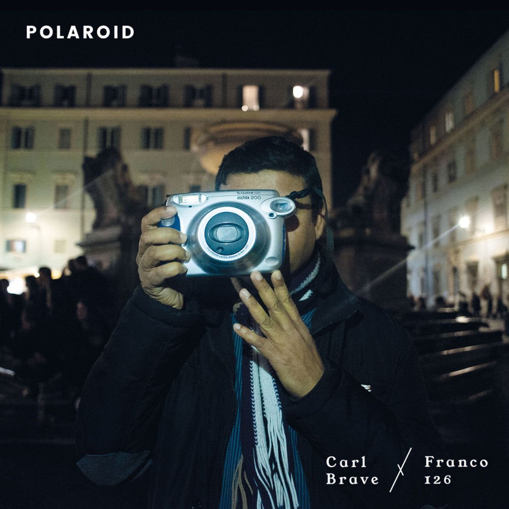 Cover dell'album 'Polaroid' di Carl Brave x Franco126