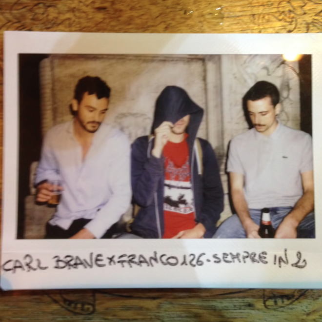 Cover della canzone 'Sempre in due' di Carl Brave x Franco126