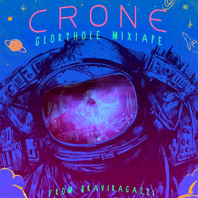 Cover dell'album 'GloryHole Mixtape' di Crone
