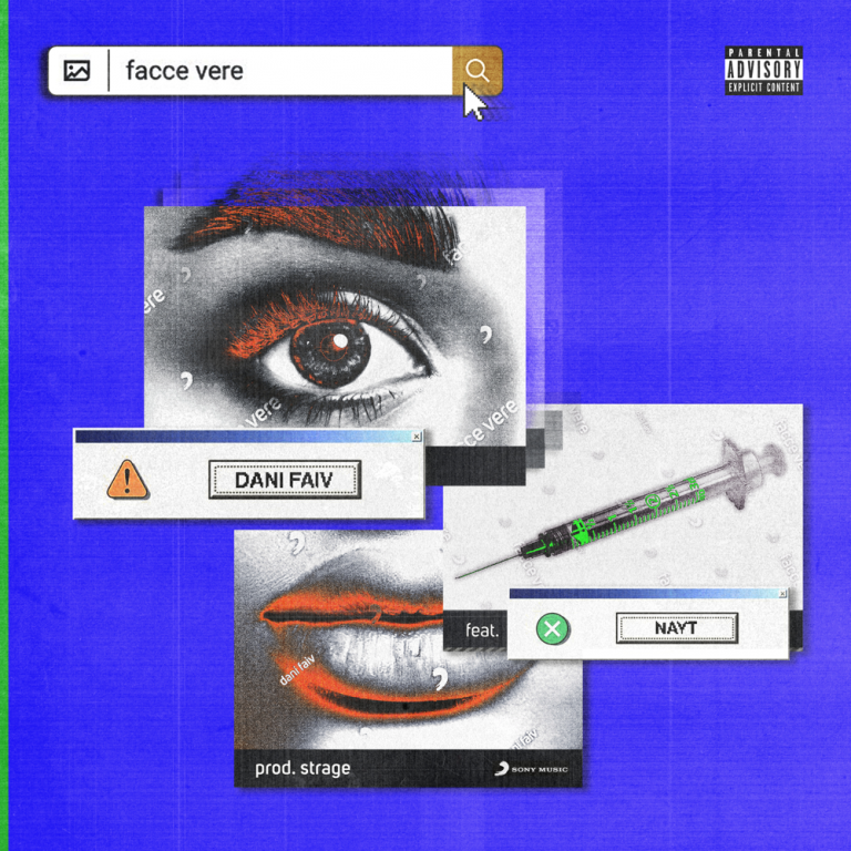 Cover della canzone 'FACCE VERE' di Dani Faiv ft. nayt