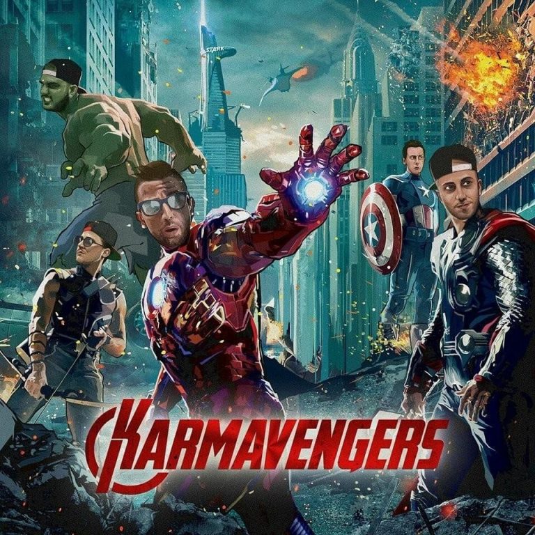 Cover dell'album 'Karmavengers' di Danti