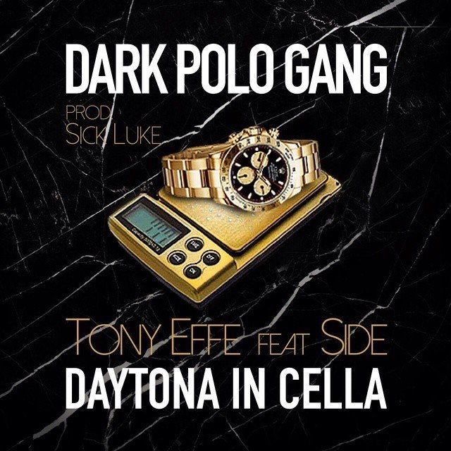 Cover della canzone 'Daytona In Cella' di Dark Polo Gang