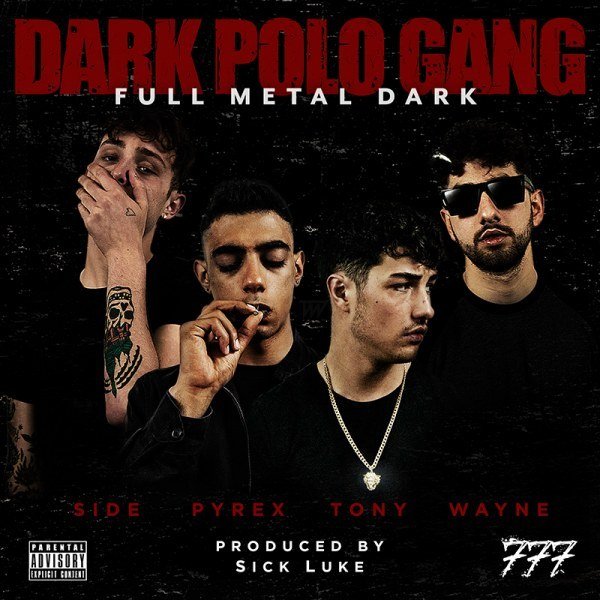 Cover dell'album 'Full Metal Dark' di Dark Polo Gang