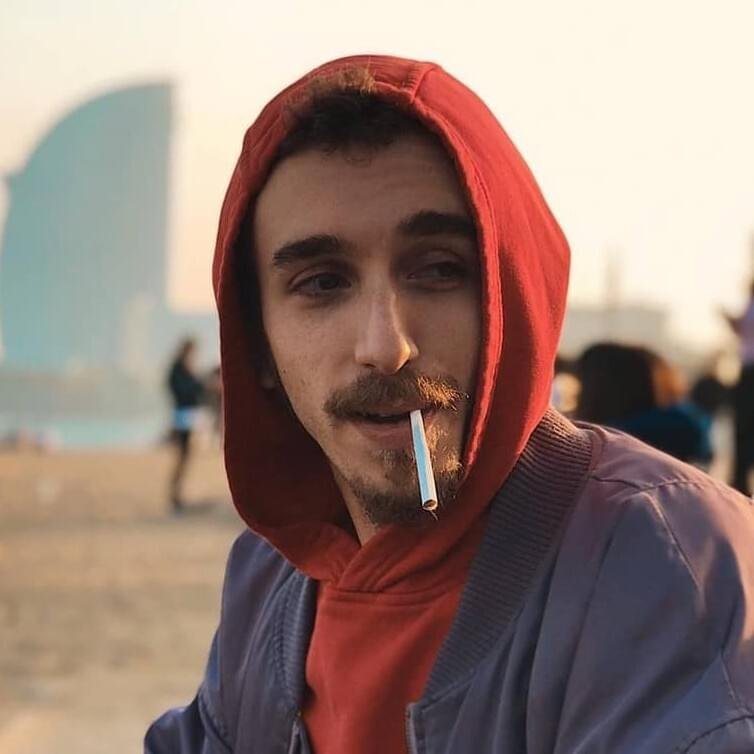 Foto di Davide Mancini, artista con ruolo nel rap italiano