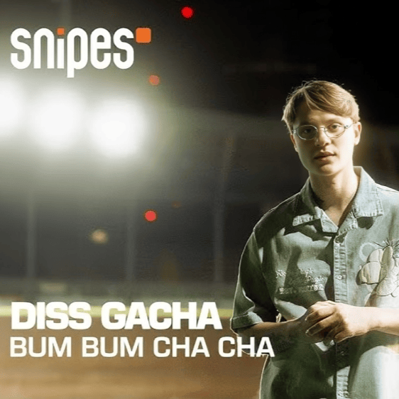 Cover della canzone 'BUM BUM CHA CHA (SNIPES Session)' di Diss Gacha